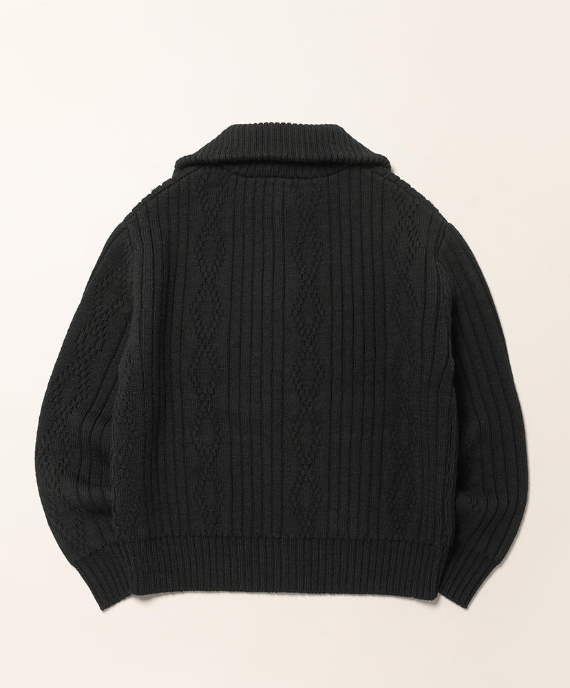 Lot.533 Zip-Up Knit Blouson Black/ブラック 40(MEN)