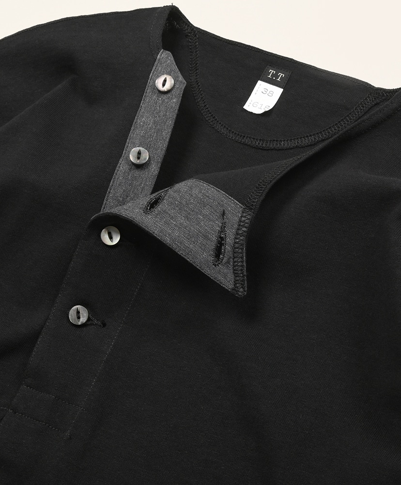 Lot.618 Side Henry Neck Black/ブラック 38(MEN)