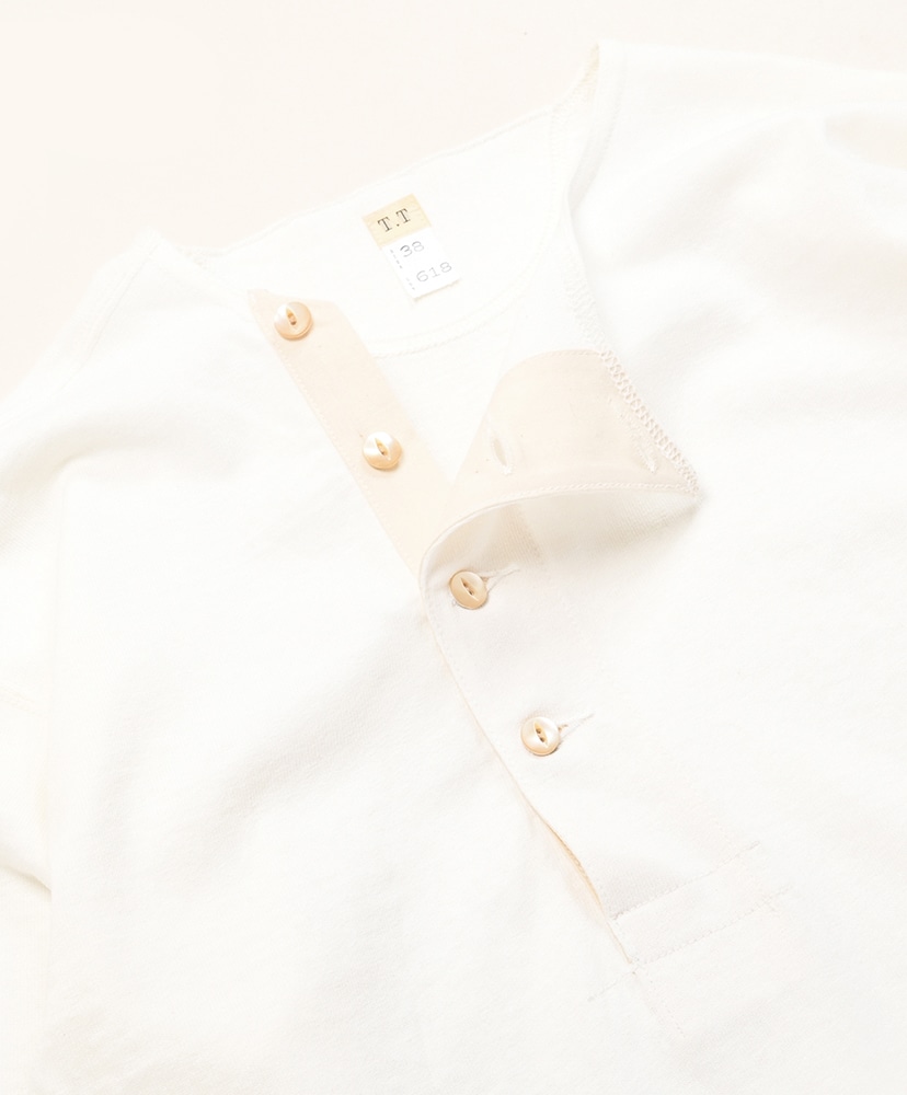 Lot.618 Side Henry Neck Ivory/アイボリー 38(MEN)