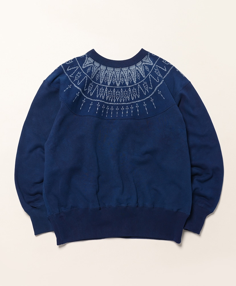 Lot. 624 Nordic Pattern Sweatshirt Indigo/インディゴ 40(MEN)