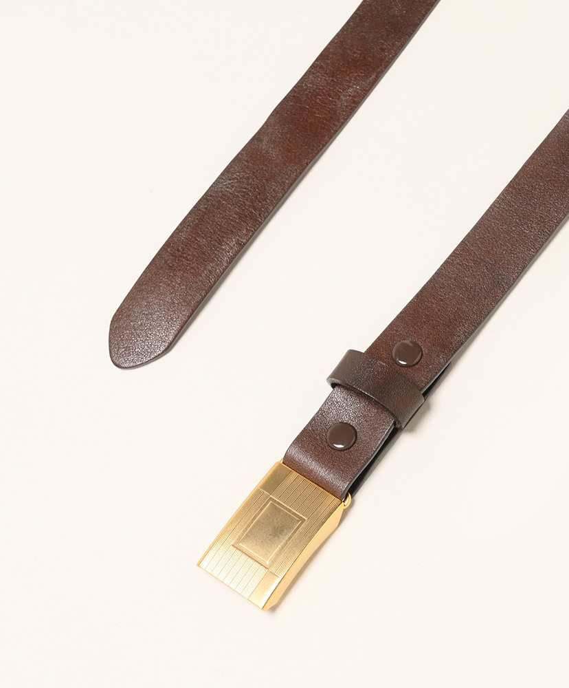 Lot.003 Hickok Belt Mud Dyed Brown/マッドダイドブラウン OS