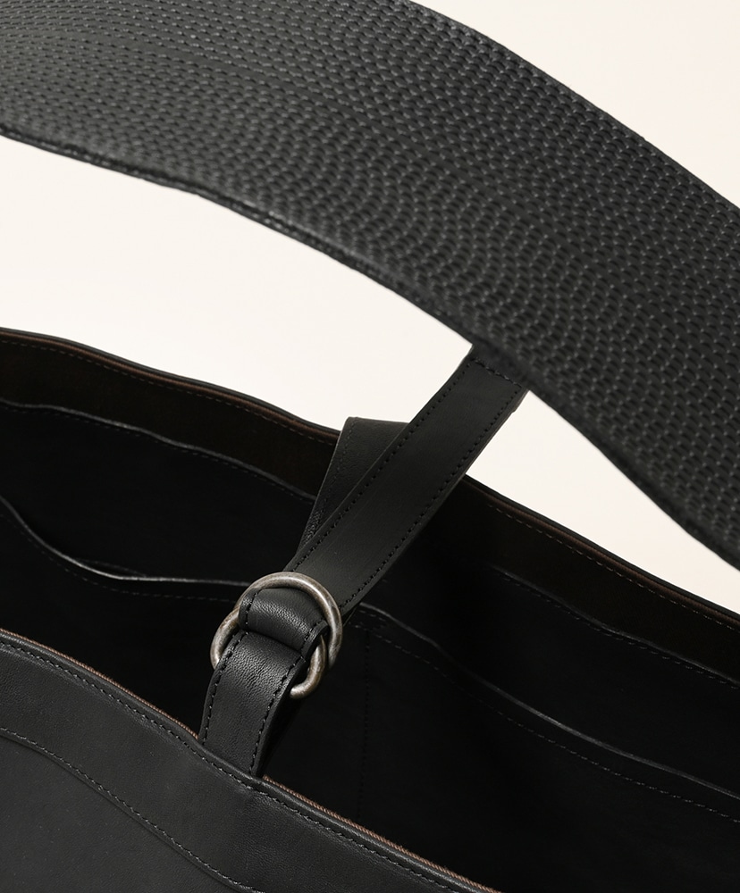 LOT.004 Newsboy Bag - Horse Leather Black Leather/ブラックレザー OS