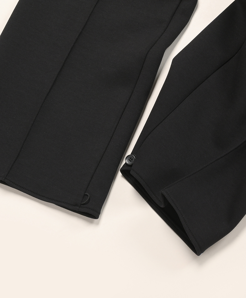 Galaxy Semi-Wide Trousers Black/ブラック 1(WOMEN)