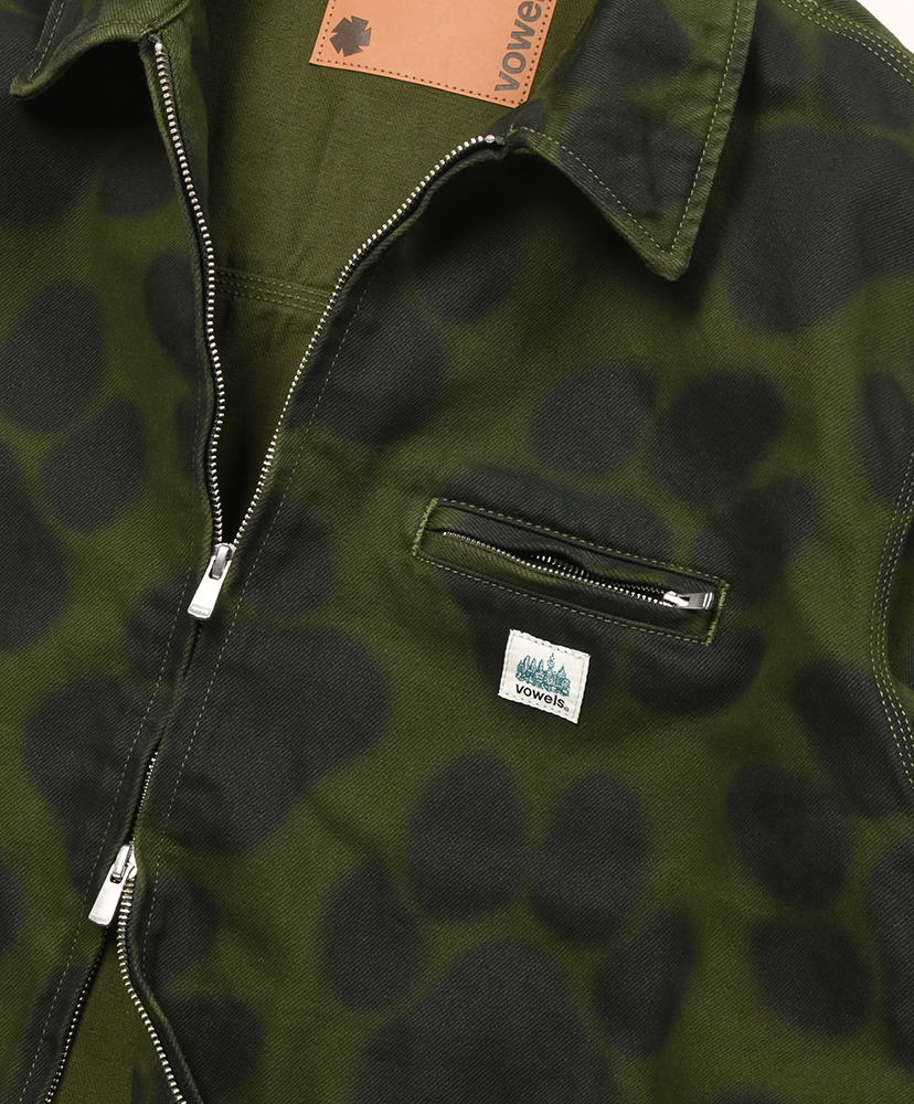 Garment Dyed Zip Up Jacket Green Paw/グリーンパウ 2(MEN)