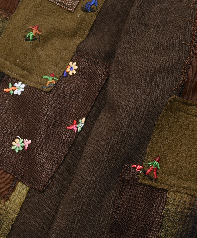Straight Denim Patchwork/パッチワーク 30(MEN)