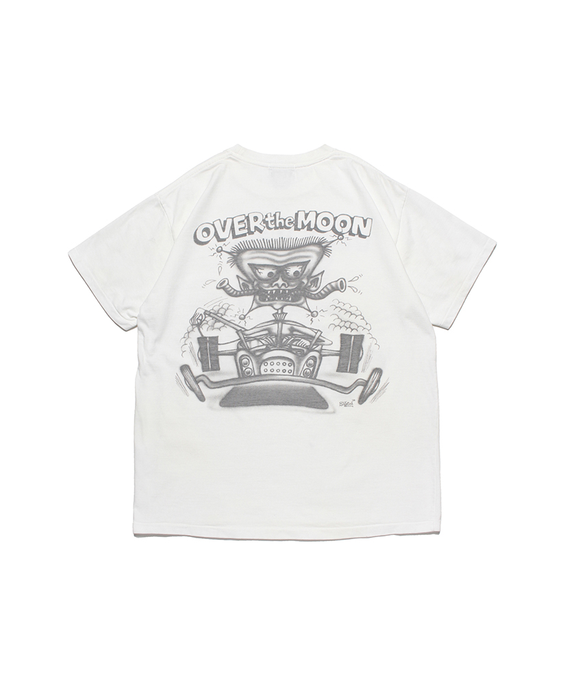 Sketch Devil Over Moon Tee White/ホワイト L(MEN)