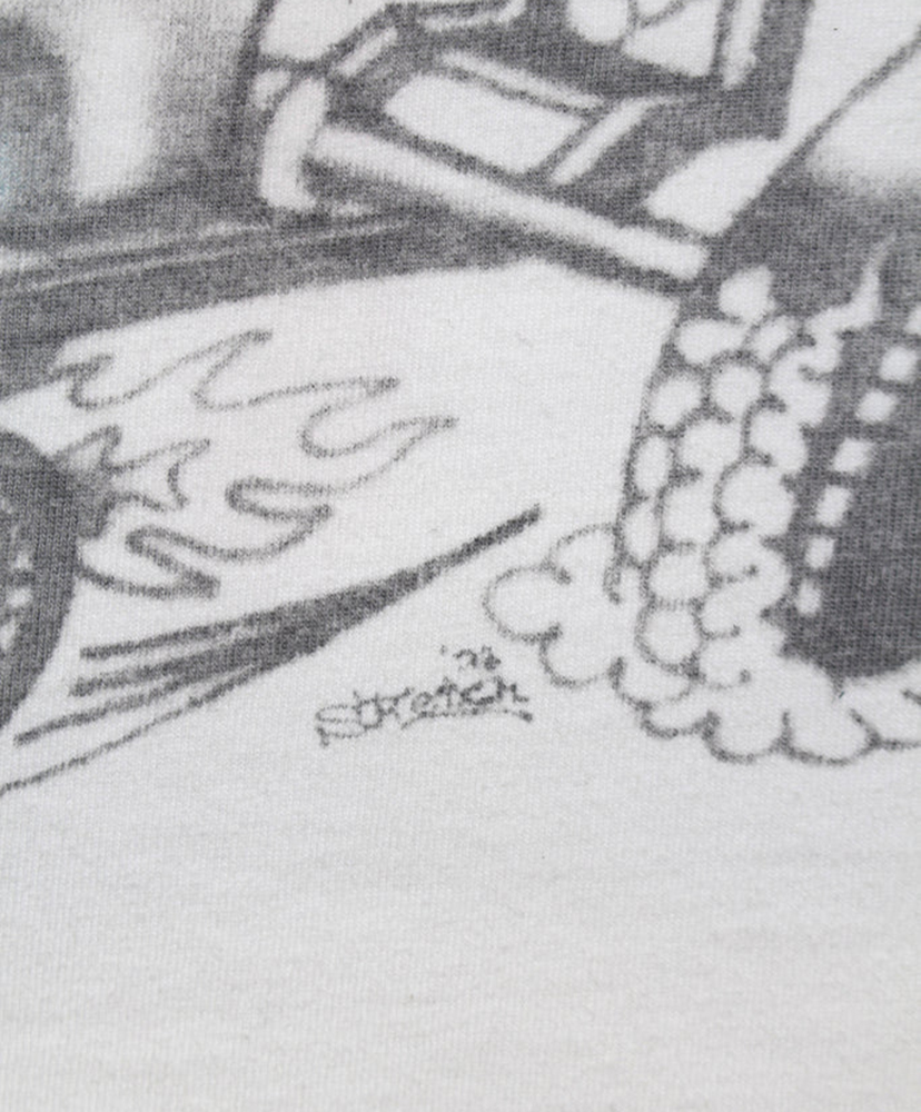 Sketch Devil Over Moon Tee White/ホワイト L(MEN)