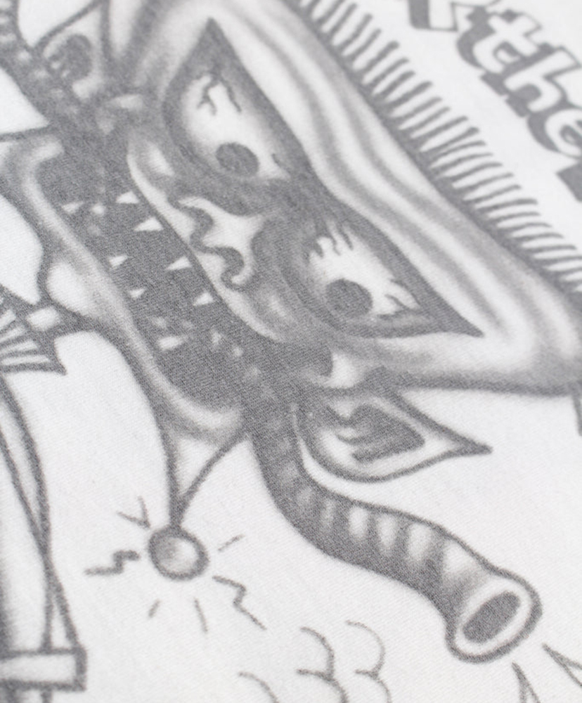 Sketch Devil Over Moon Tee White/ホワイト L(MEN)
