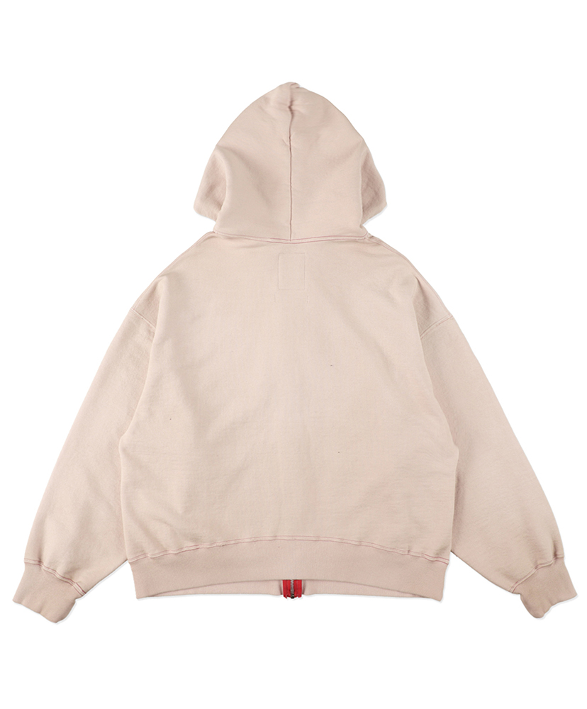 Overfaded Zip Hoodie Faded Red / フェイデッドレッド L(MEN)