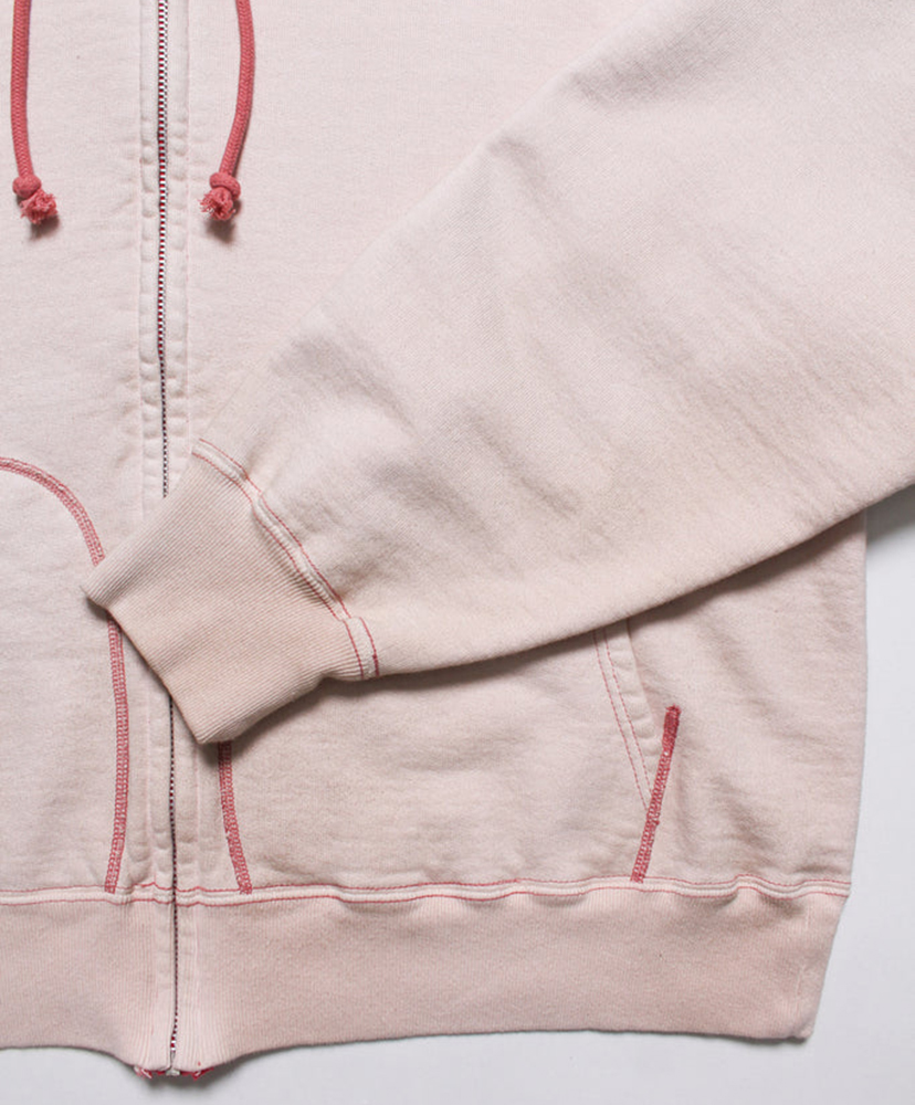 Overfaded Zip Hoodie Faded Red / フェイデッドレッド L(MEN)