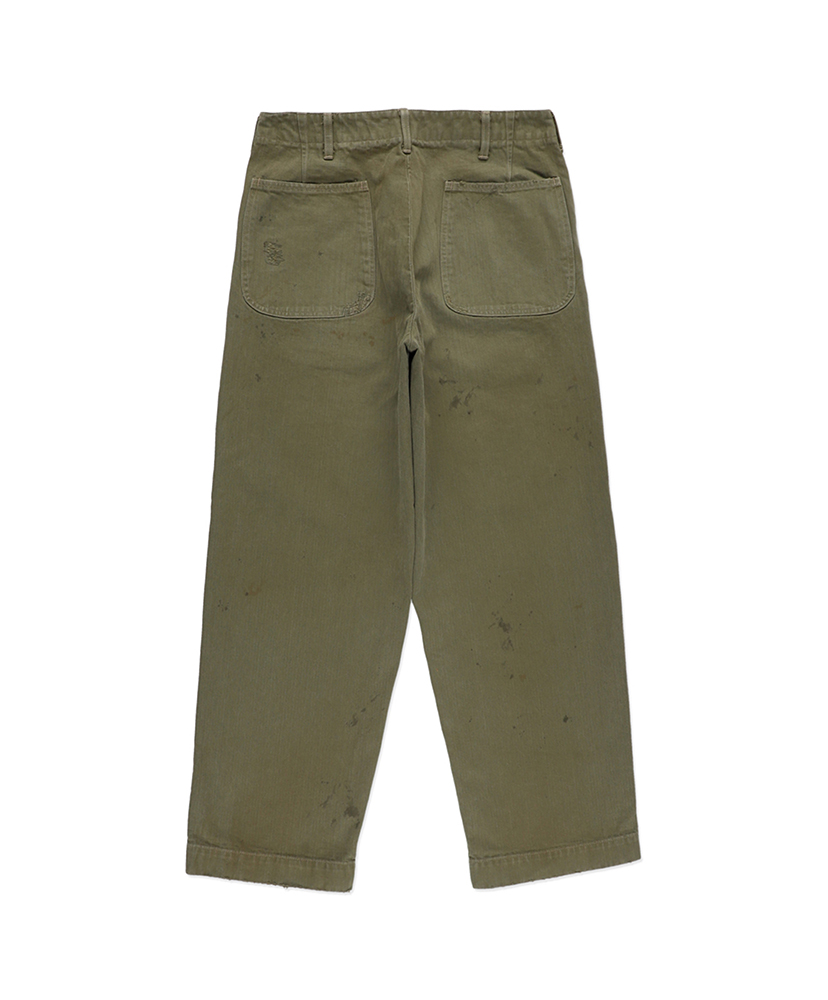 P47 HBT Trousers Olive Green/オリーブグリーン L(MEN)