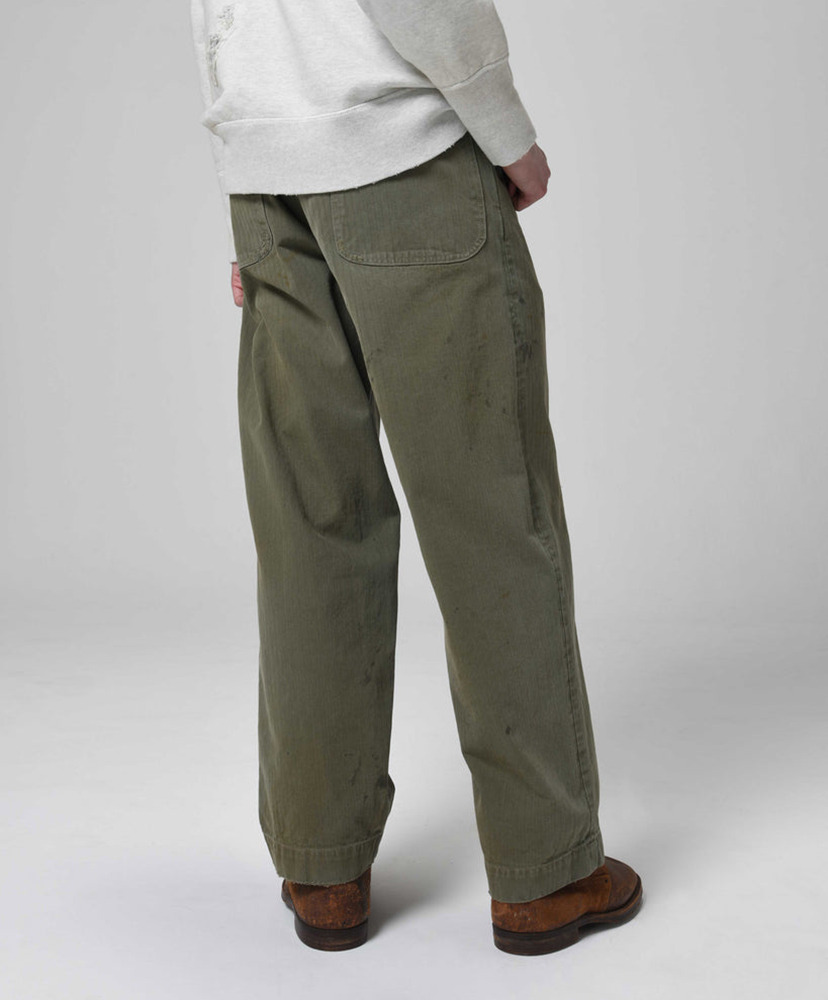 P47 HBT Trousers Olive Green/オリーブグリーン L(MEN)