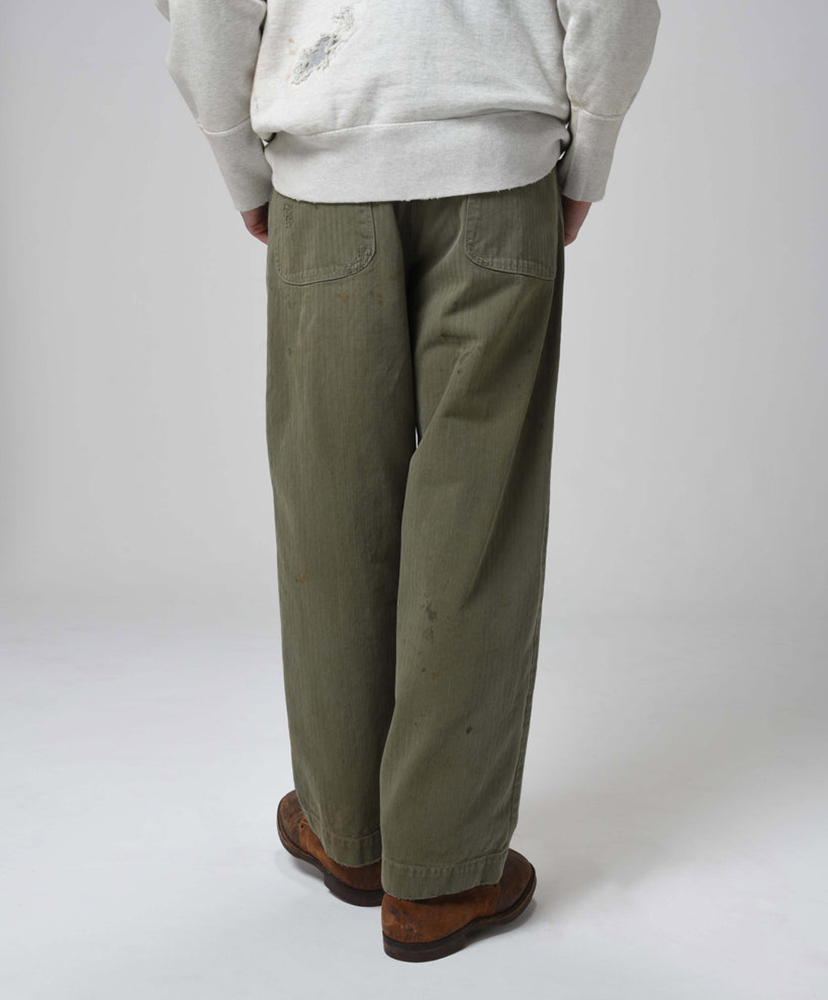 P47 HBT Trousers Olive Green/オリーブグリーン L(MEN)