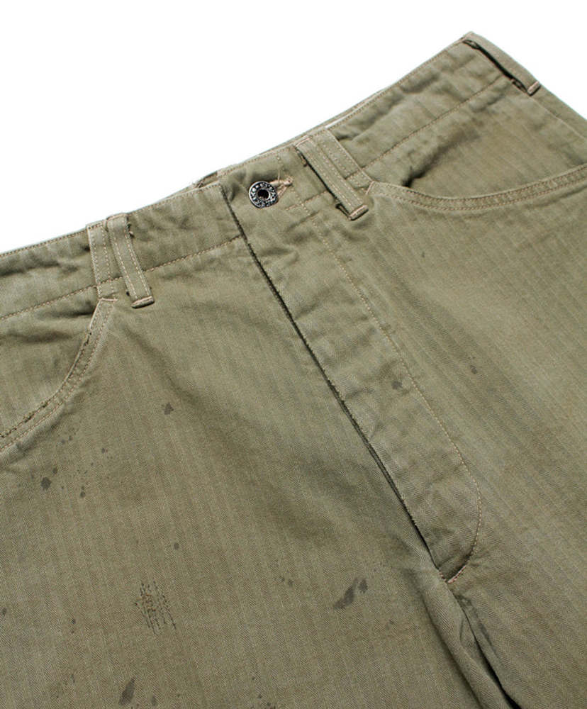 P47 HBT Trousers Olive Green/オリーブグリーン L(MEN)