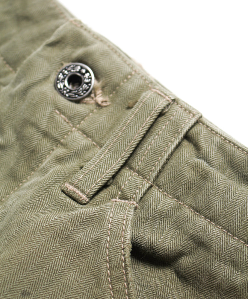 P47 HBT Trousers Olive Green/オリーブグリーン L(MEN)