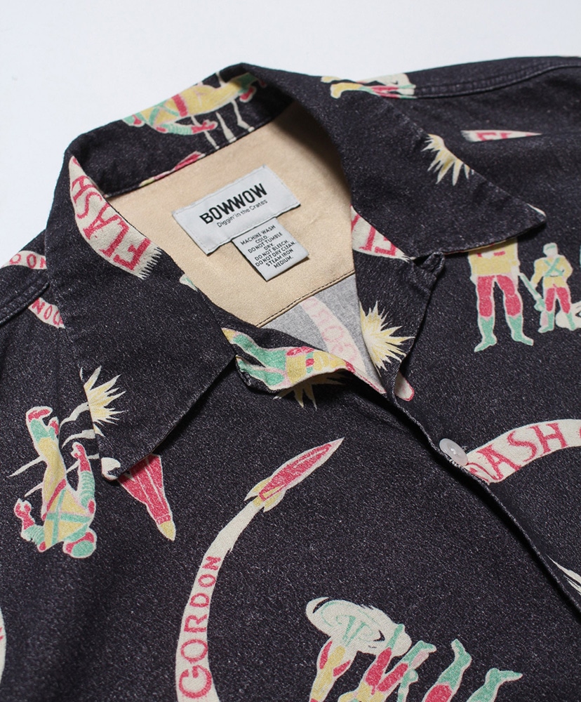 Space Age Flannel Shirt Black / ブラック L(MEN)