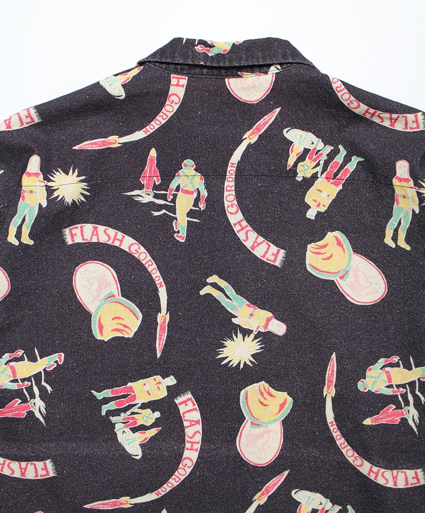Space Age Flannel Shirt Black / ブラック L(MEN)