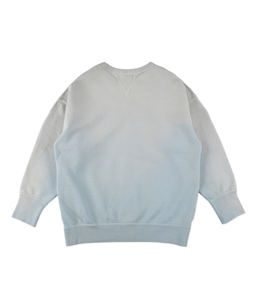 Weathered Double V Sweatshirt L.Blue/ライトブルー L(MEN)