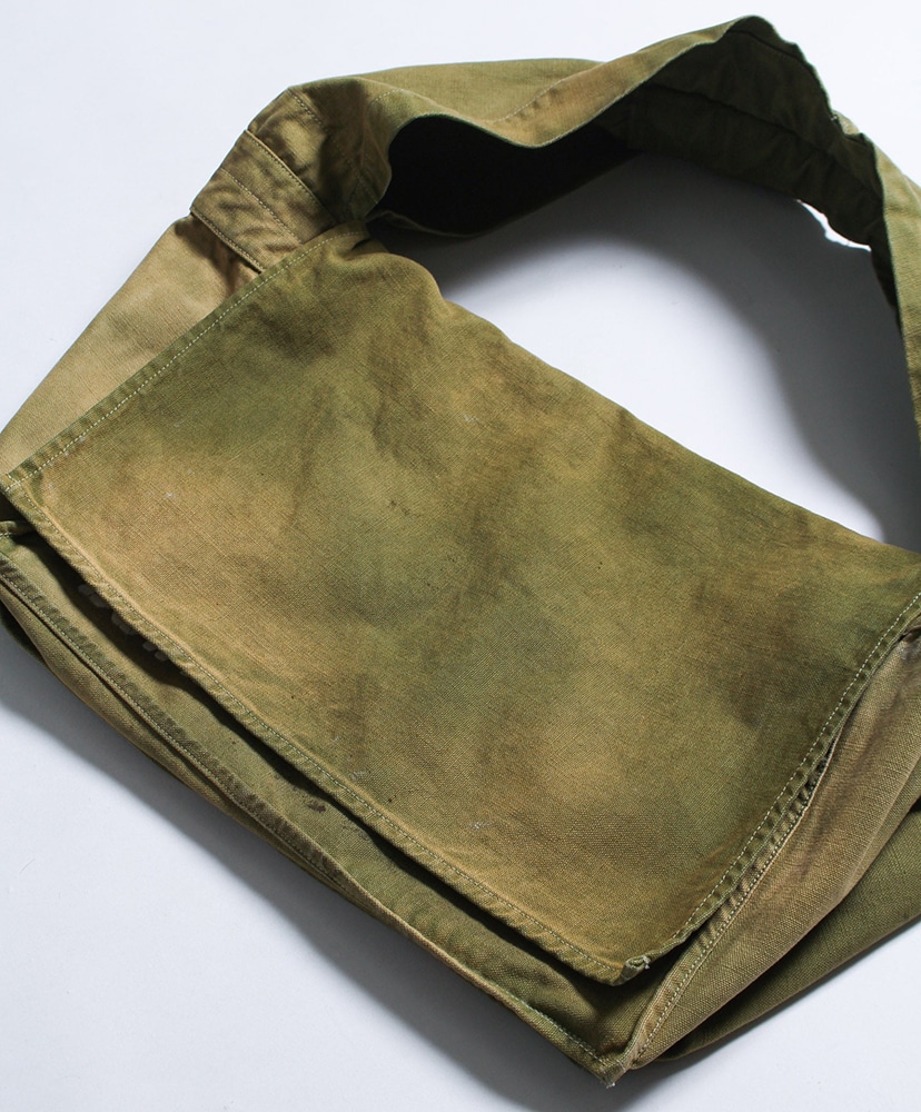 Wide Strap Newspaper Bag Green / グリーン ONE(MEN)