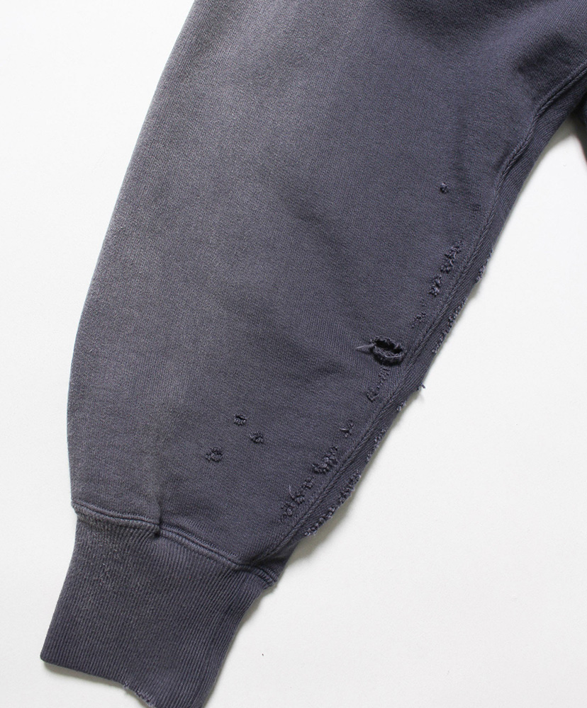 Weathered Zip Hoodie EggPlant Die/エッグプラントダイ L(MEN)
