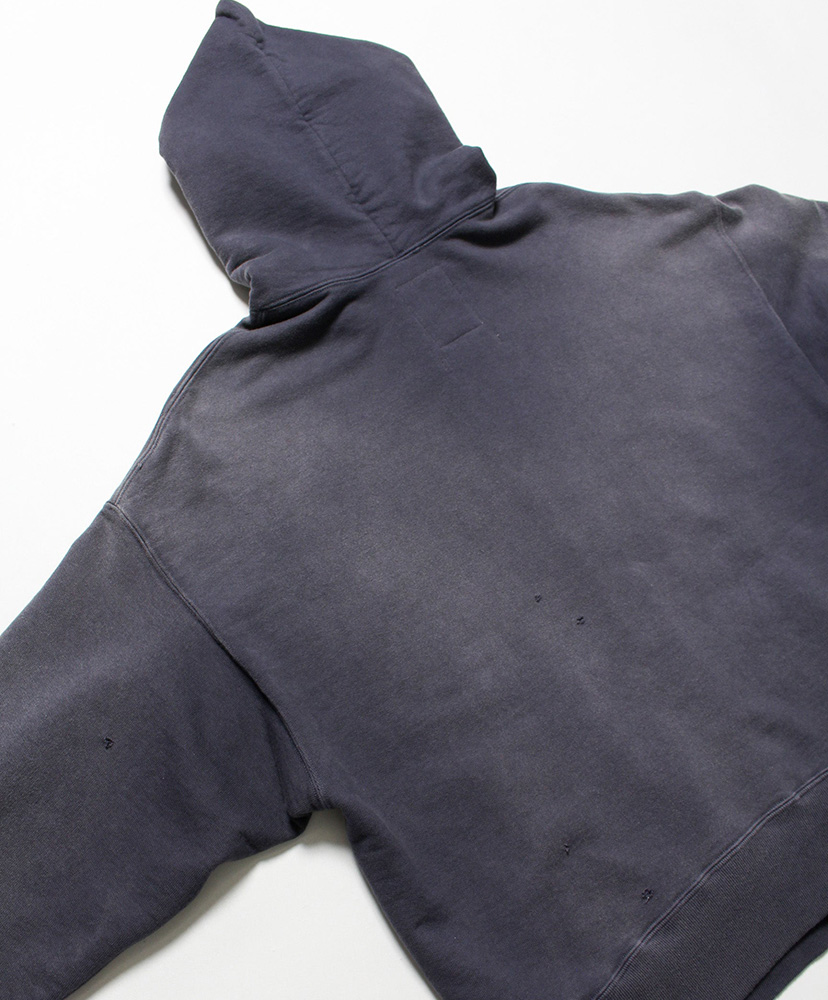 Weathered Zip Hoodie EggPlant Die/エッグプラントダイ L(MEN)