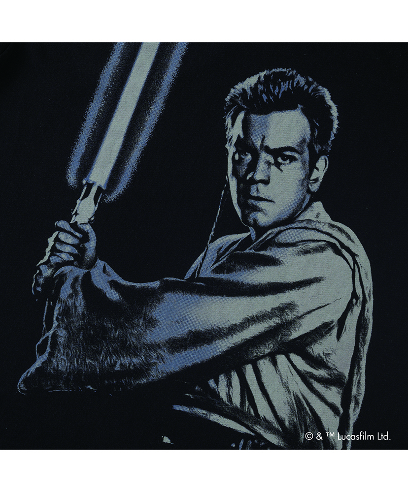 Obi-Wan Kenobi LightSaber /Tee Black/ブラック L(MEN)