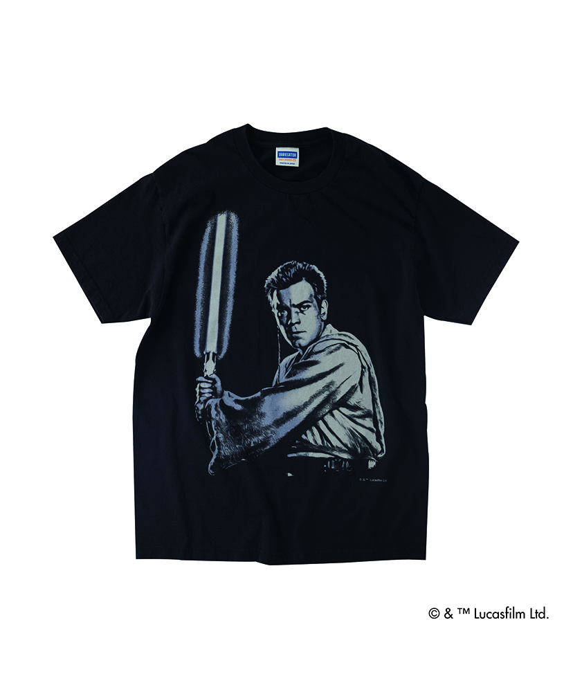 Obi-Wan Kenobi LightSaber /Tee Black/ブラック L(MEN)