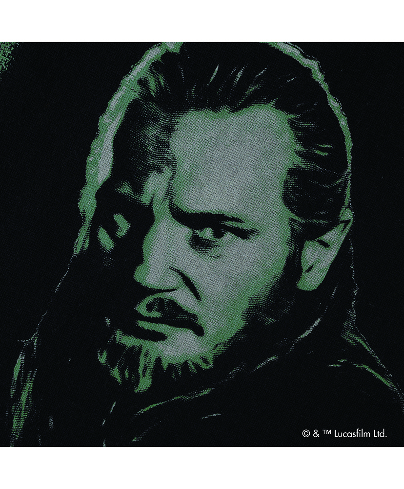 Qui-Gon Jinn LightSaber /Tee Black/ブラック L(MEN)