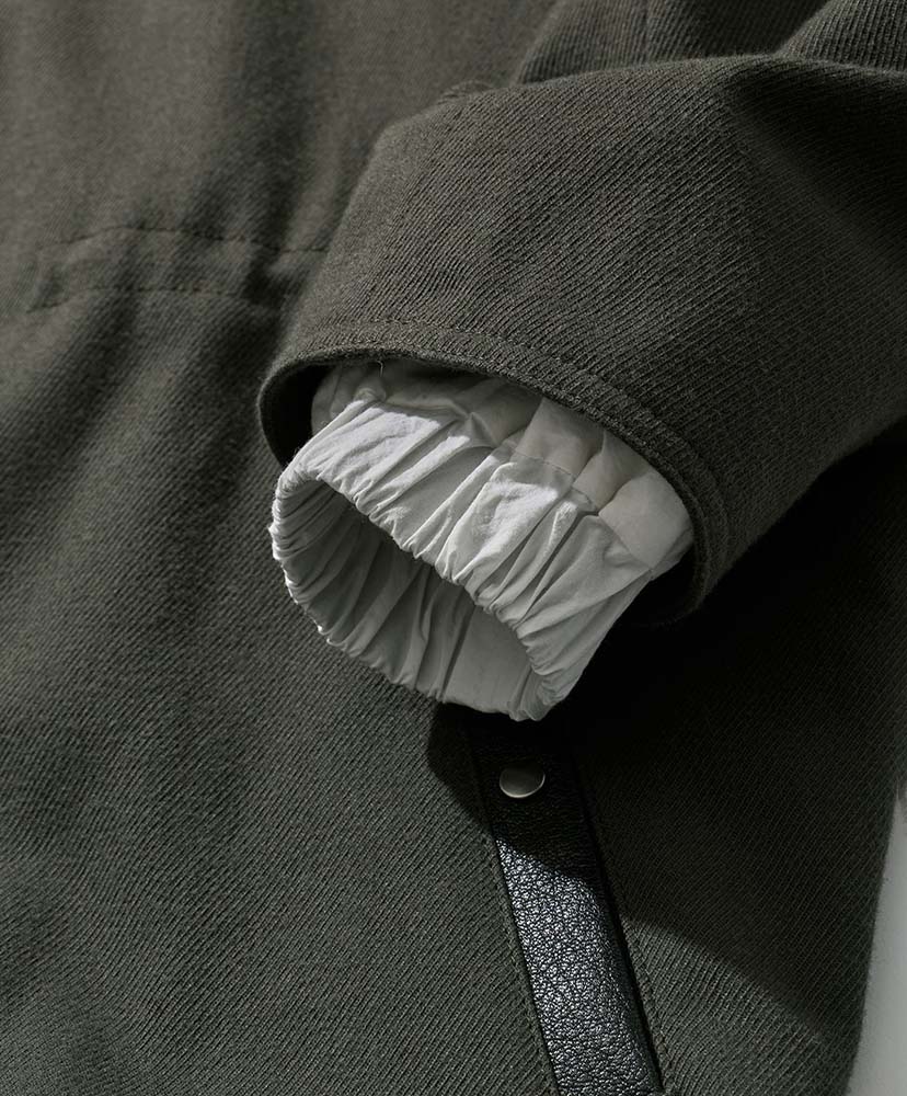 Wool Cotton Kersey | Hunting Jacket Khaki/カーキ 01(WOMEN)