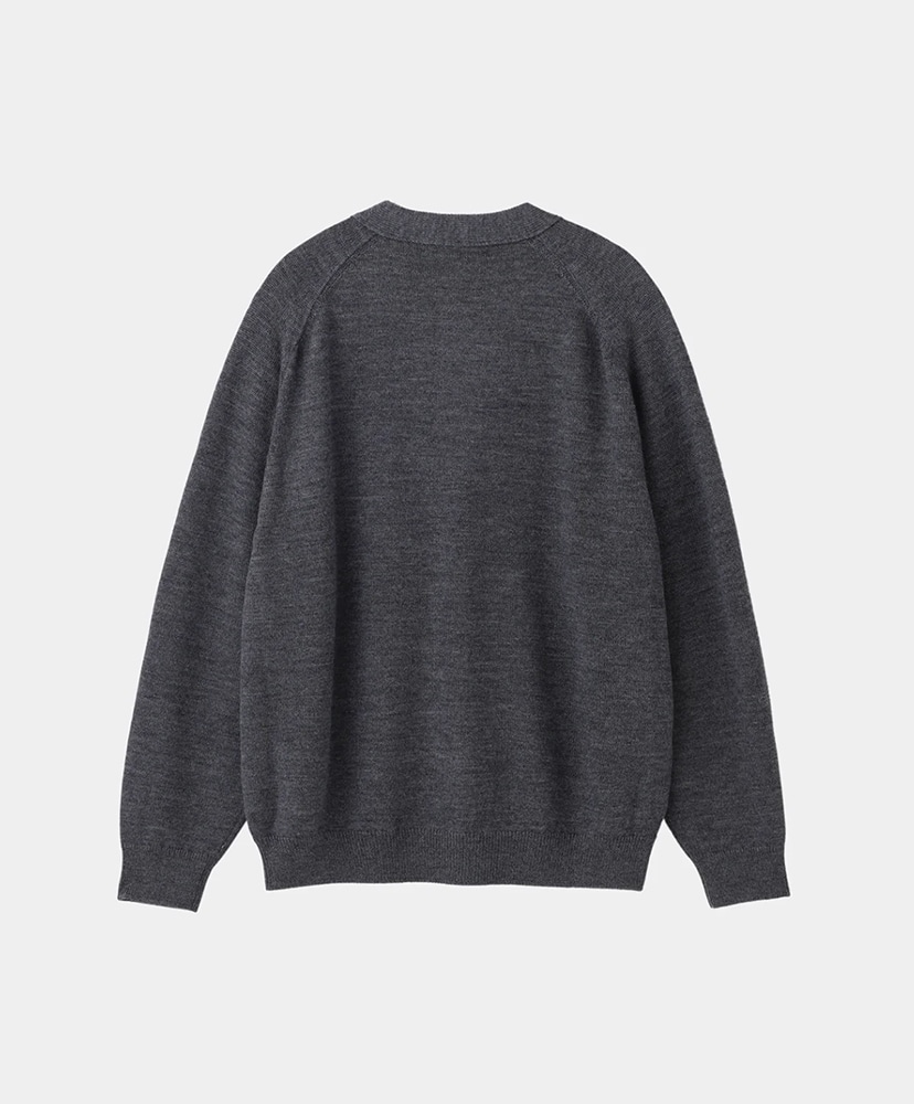 7GG V Neck Cardigan Grey/グレー L(MEN)