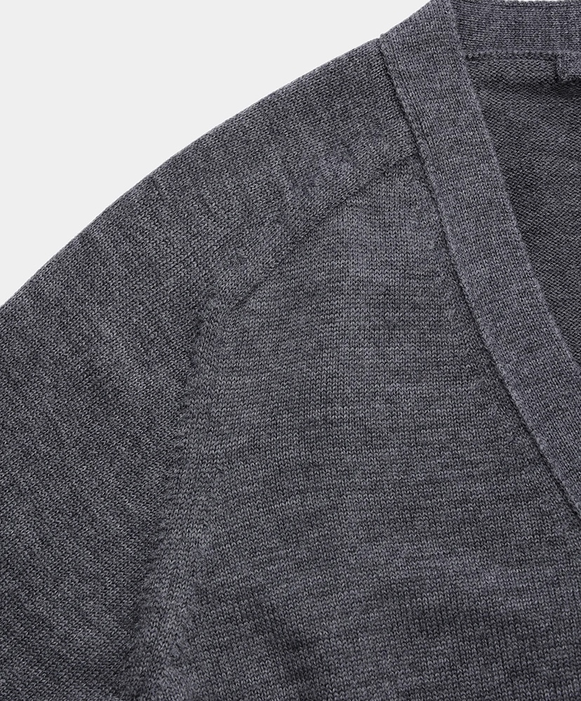 7GG V Neck Cardigan Grey/グレー L(MEN)
