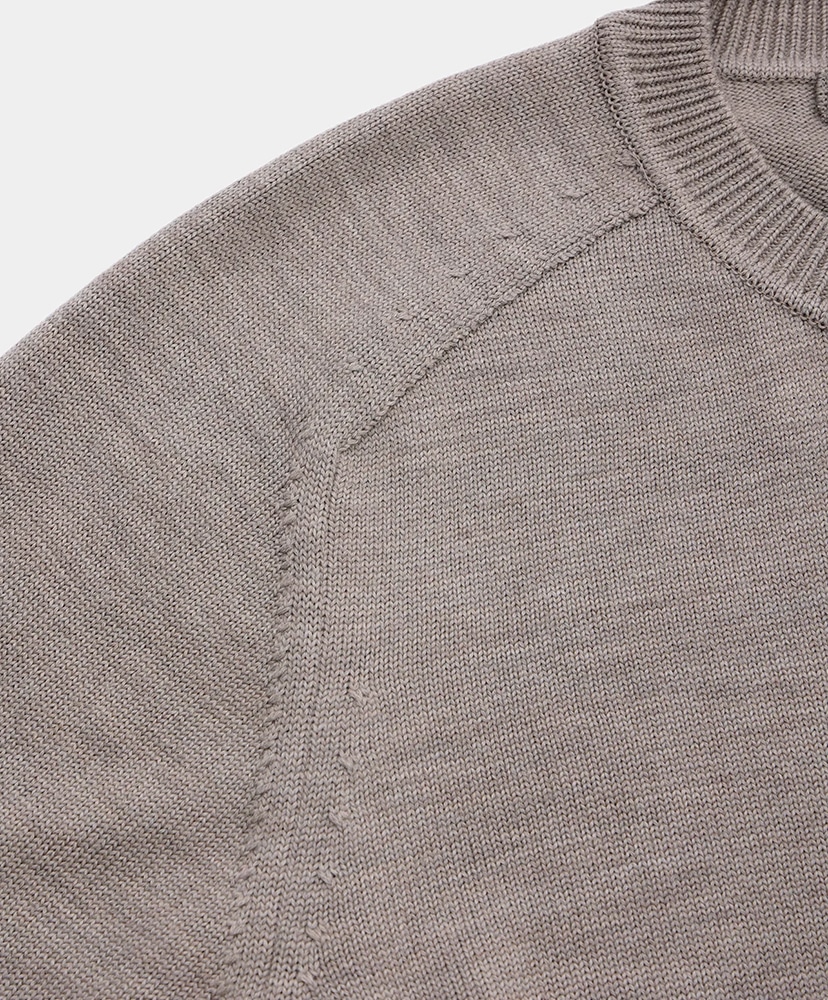 7GG Crew Neck Pullover Mocha/モカ L(MEN)