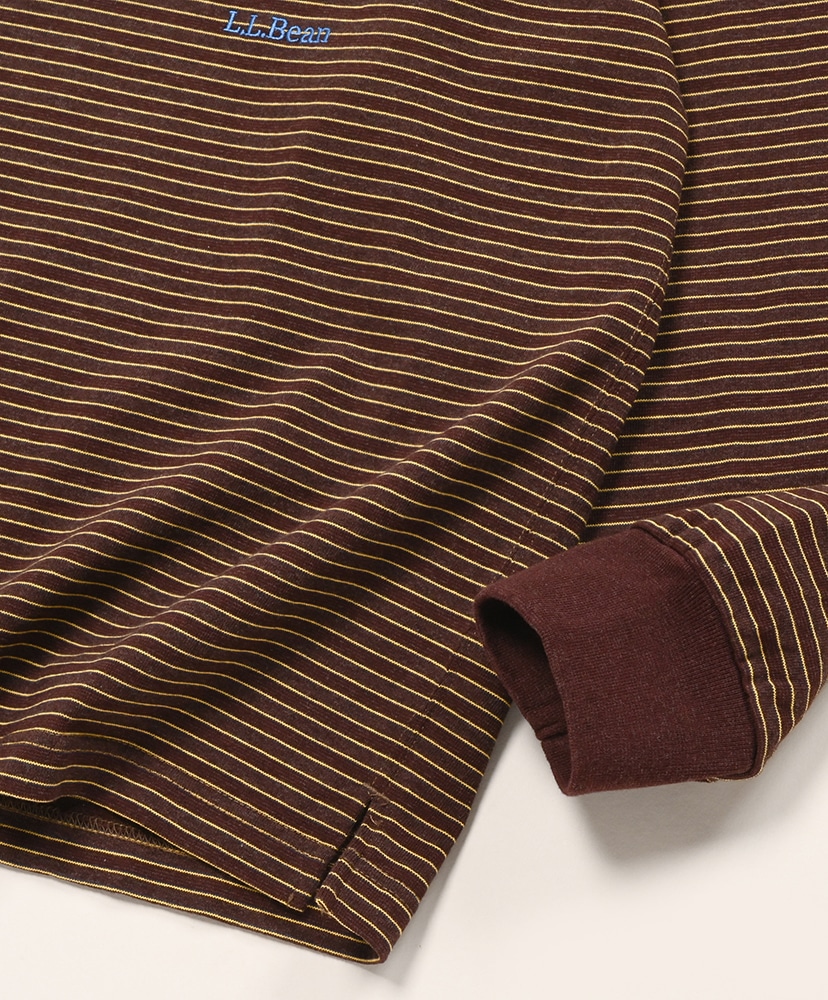 Union Long-Sleeve Stripe Tee Brown×Yellow×Blue/ブラウン×イエロー×ブルー L(MEN)