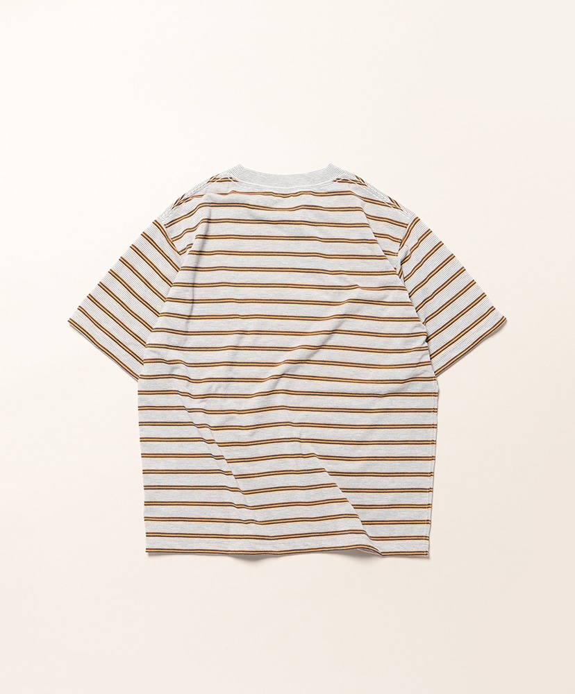 Women's Clinton Striped Tee Birch×Gold×Navy/バーチ×ゴールド×ネイビー M(WOMEN)