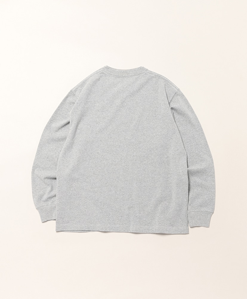 Union Long-Sleeve Tee Top Charcoal/トップチャコール M(WOMEN)