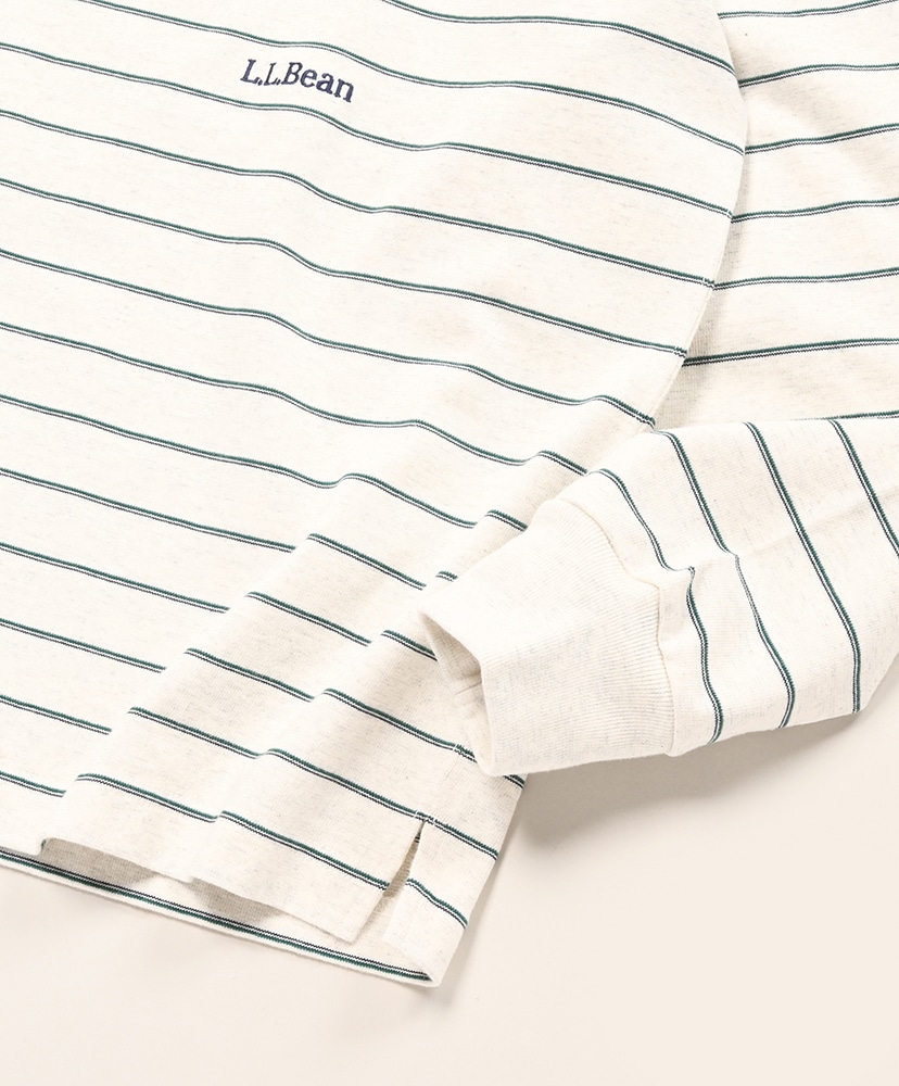 Union Long-Sleeve Stripe Tee Birch×Grass×Navy/バーチ×グラス×ネイビー M(WOMEN)