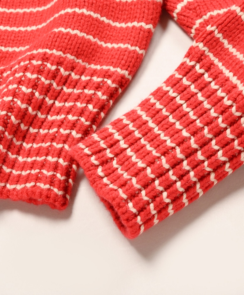 Wayne Sailor Sweater Red×Ivory/レッド×アイボリー M(WOMEN)