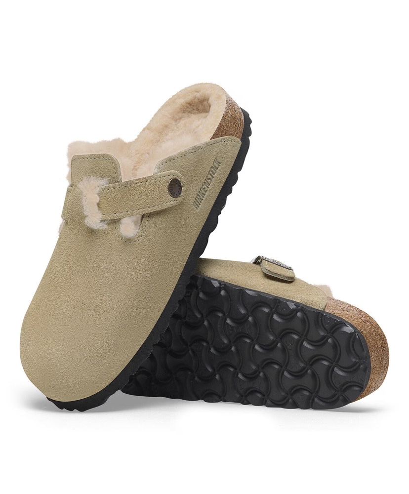 Boston Shearling - Suede Leather (Narrow Fit) Taupe/トープ 36(WOMEN)