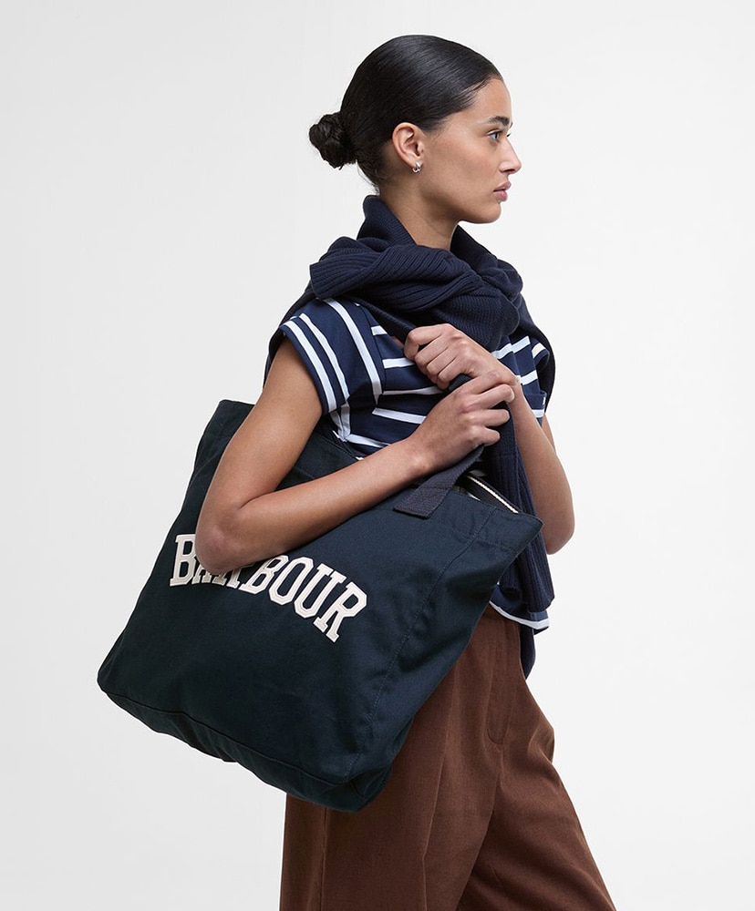 Logo Holiday Tote Bag Navy/ネイビー ONE(UNISEX)