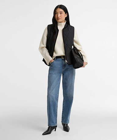 Glendyn Quilted Gilet Black/ブラック 10(WOMEN)