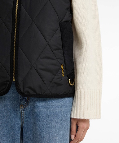 Glendyn Quilted Gilet Black/ブラック 10(WOMEN)