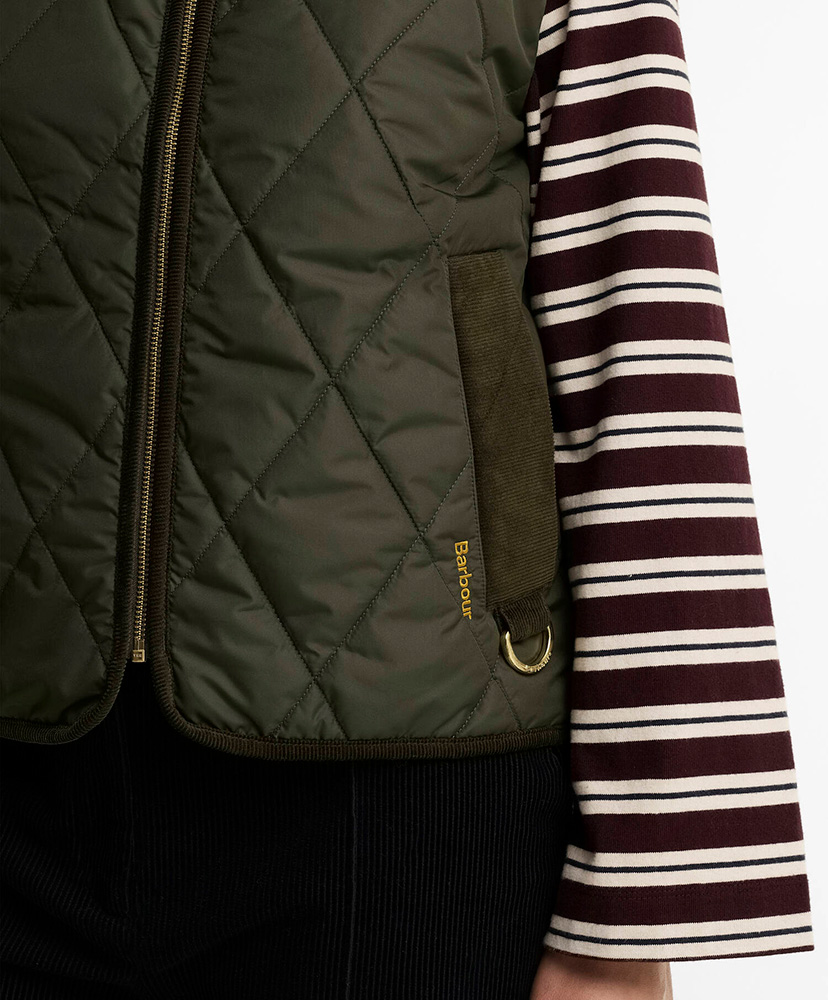 Glendyn Quilted Gilet Olive/オリーブ 10(WOMEN)