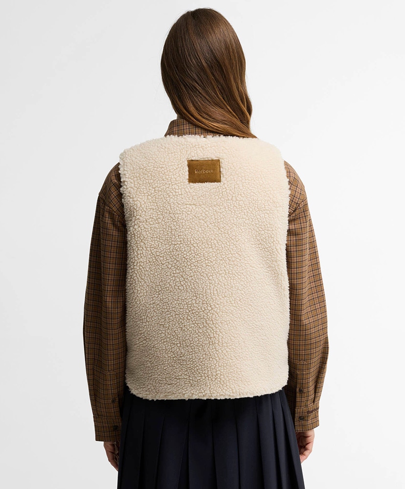 Bowes Fleece Gilet Cream/クリーム 10(WOMEN)