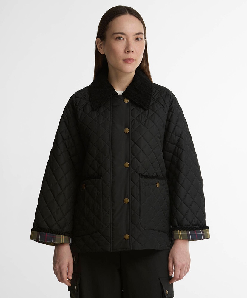 Ava Quilted Jacket Black/ブラック 8(WOMEN)