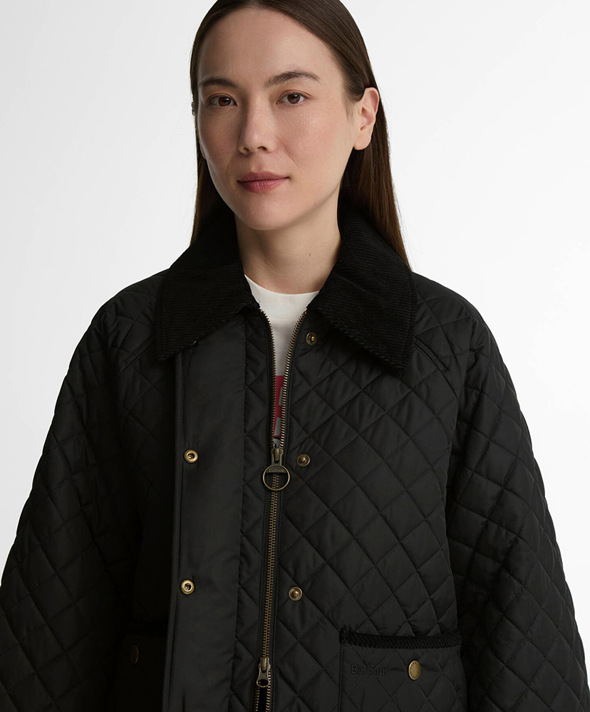 Ava Quilted Jacket Black/ブラック 8(WOMEN)