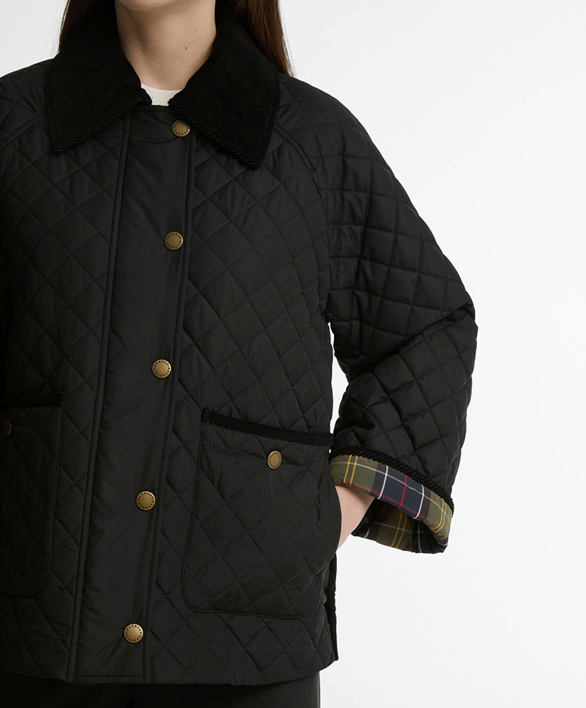 Ava Quilted Jacket Black/ブラック 8(WOMEN)