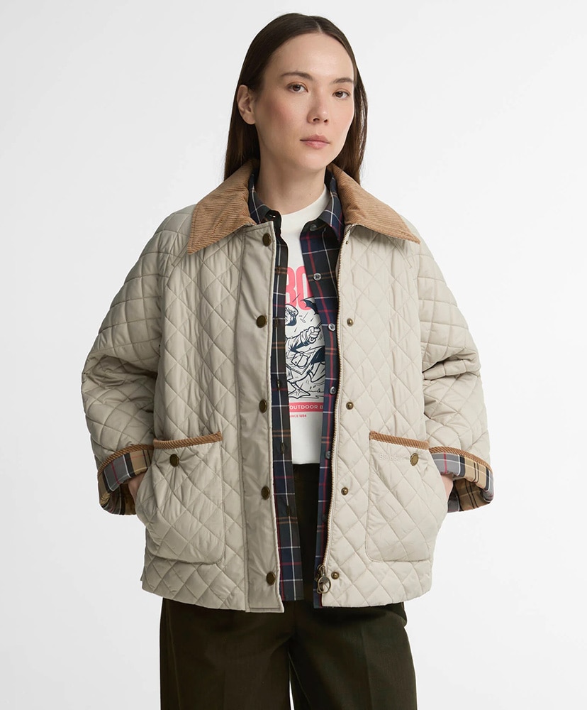 Ava Quilted Jacket LBE/ライトベージュ 6(WOMEN)
