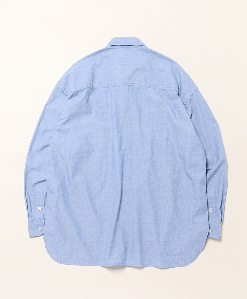 コットンシャンブレーワークシャツ Blue/ブルー 1(MEN)