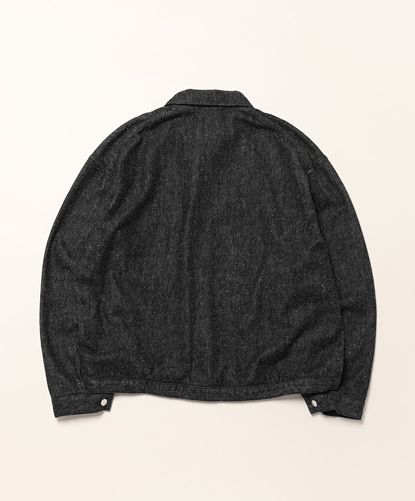シルクデニムワークジャケット Black/ブラック 2(MEN)