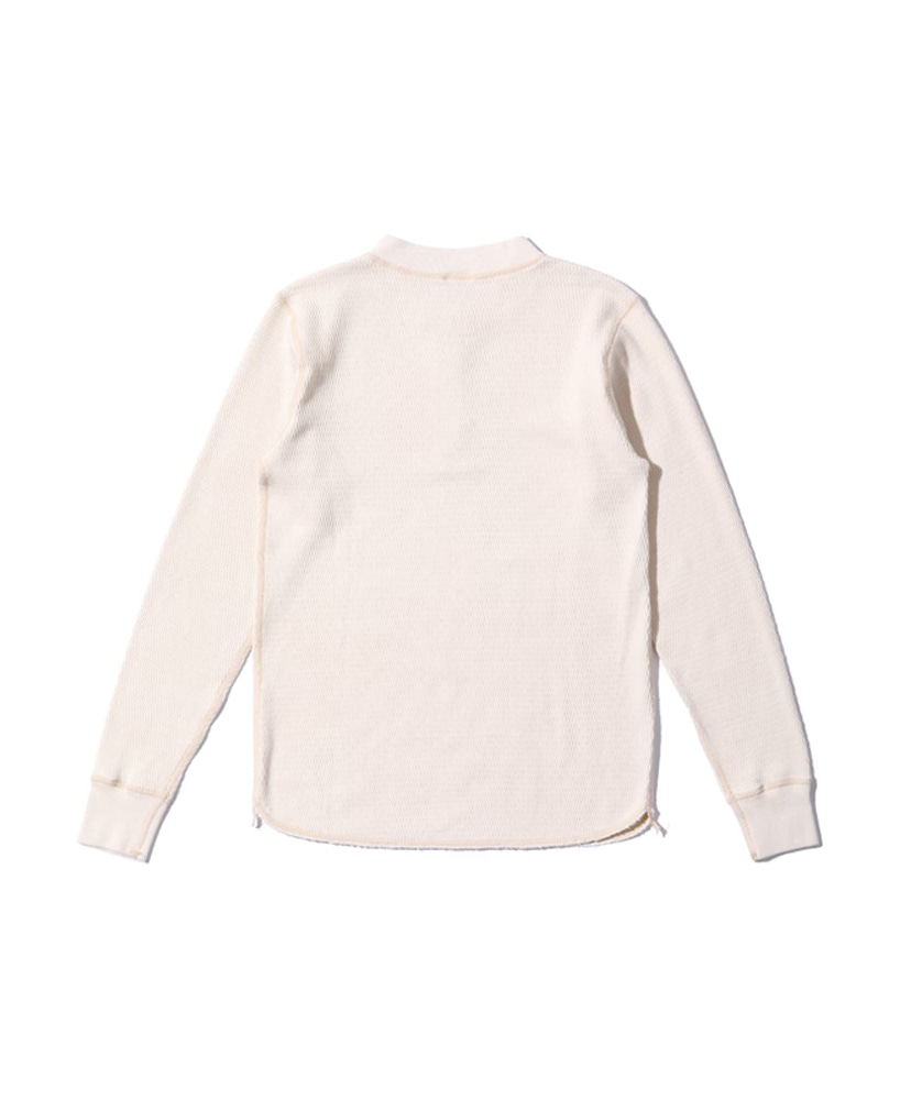Buzz Rickson's Thermal Henley Neck T-shirt Natural/ナチュラル L(MEN)